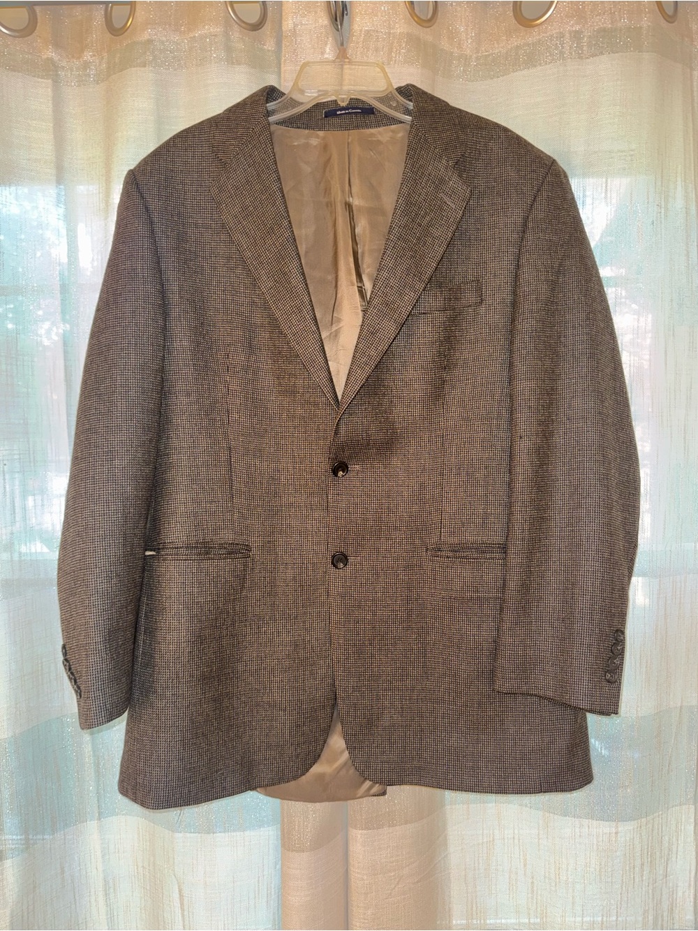 Vintage Chaps by Ralph Lauren Houndstooth Sport Coat